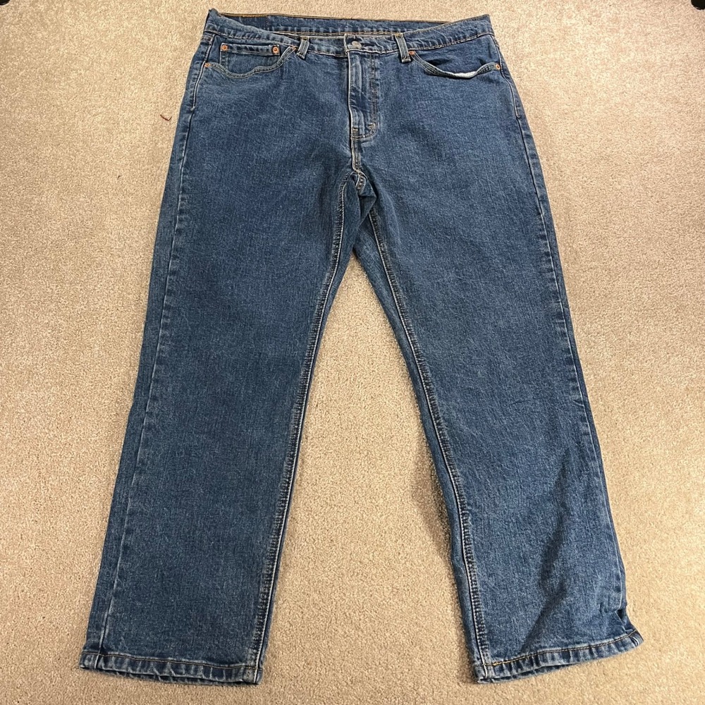 Levis 541 Athletic Taper Jeans Mens 36x30 Blue WaterLess Denim Western Outdoor